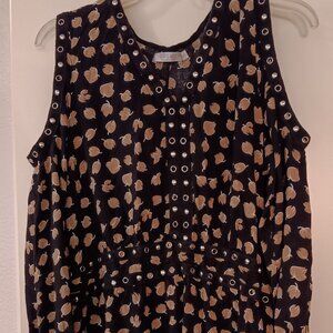 Brand: Solitaire By Ravikhosla  Size: Large  Color: Black/Tan/White